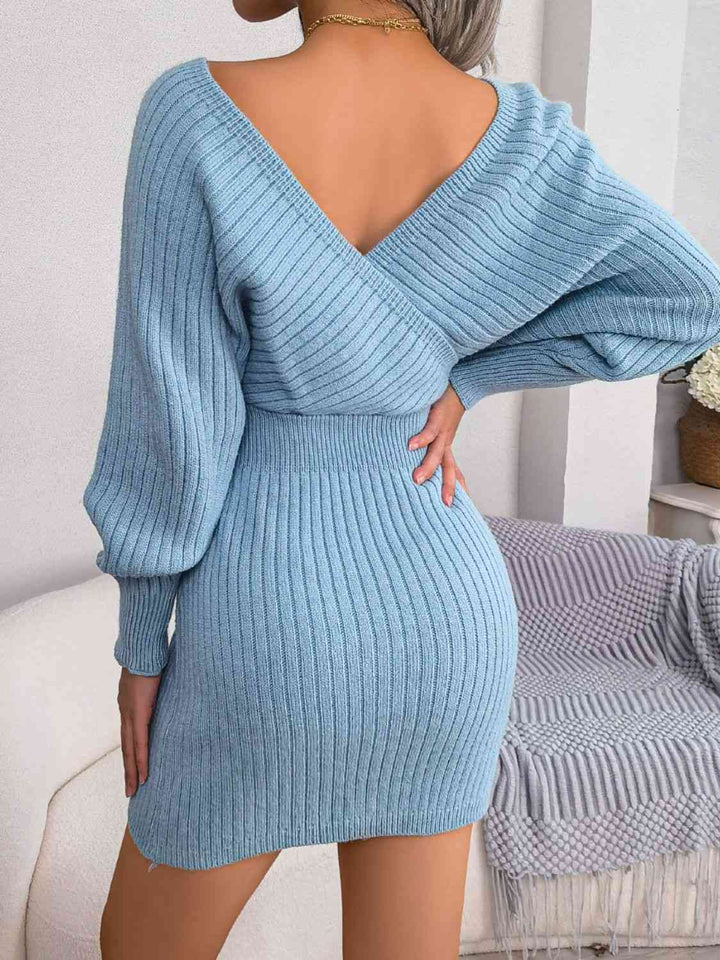Stilla | Strik Dolman Ærme Sweater Kjole