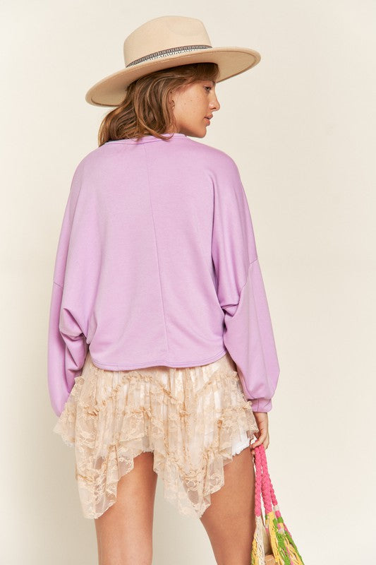 Stilla | Batwing Ærme Top