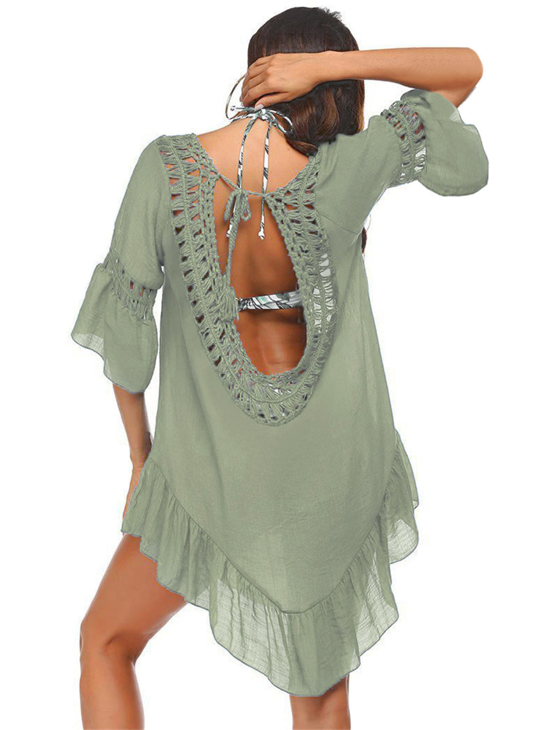 Stilla | Cutout Trekvart Ærme Cover up