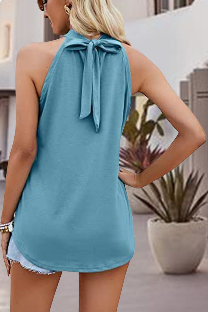 Stilla | Cutout Græsk Neck Tank