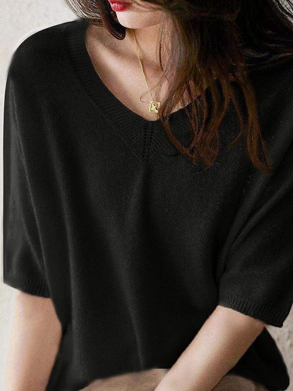Stilla | Luksuriøs Blød Cashmere V-Hals Sweater til Kvinder
