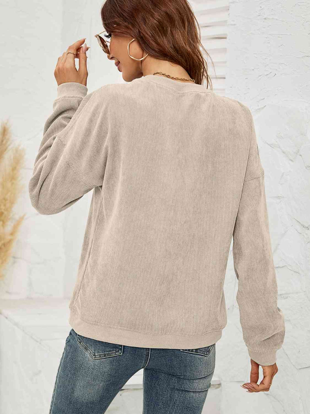 Stilla | Gnome Graphic Drop Shoulder Sweatshirt