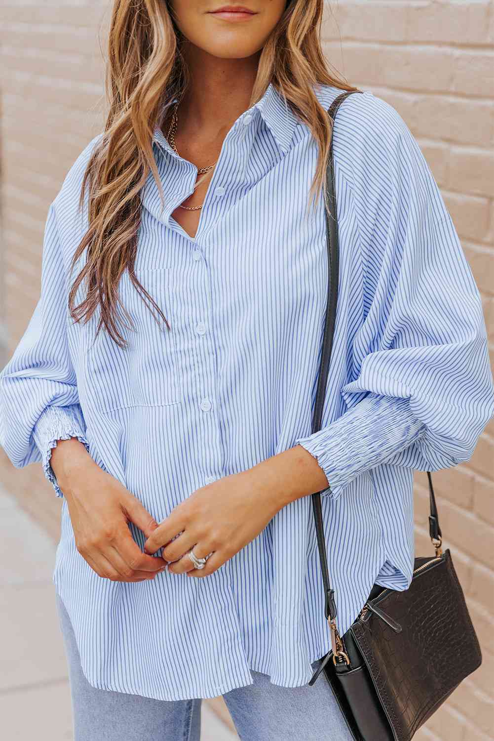 Stilla | Lantern Sleeve Krave Skjorte