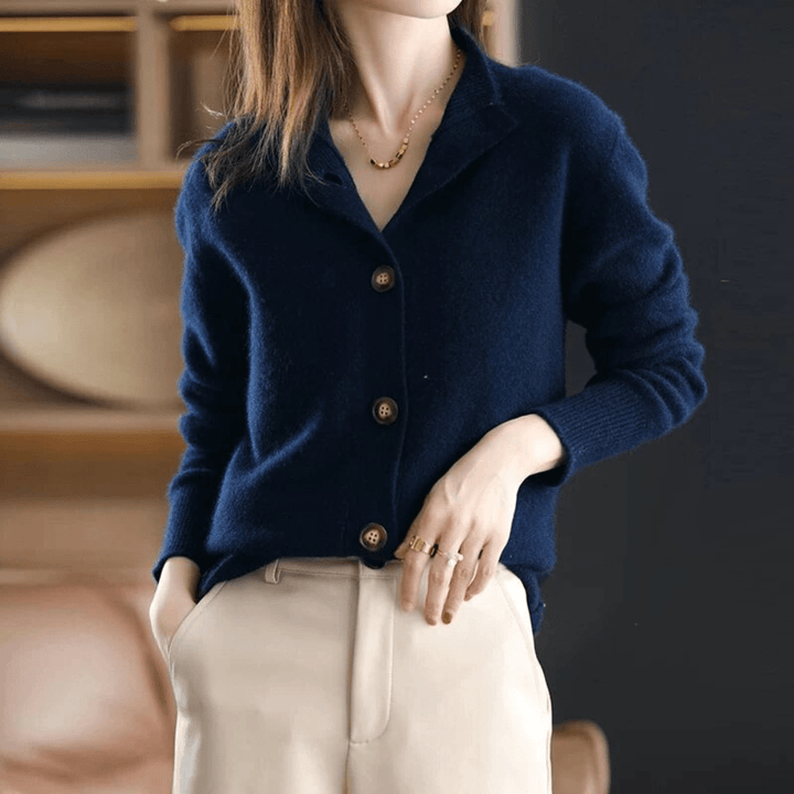 Stilla | Blød, Krammevenlig Cashmere Strik Cardigan Sweater