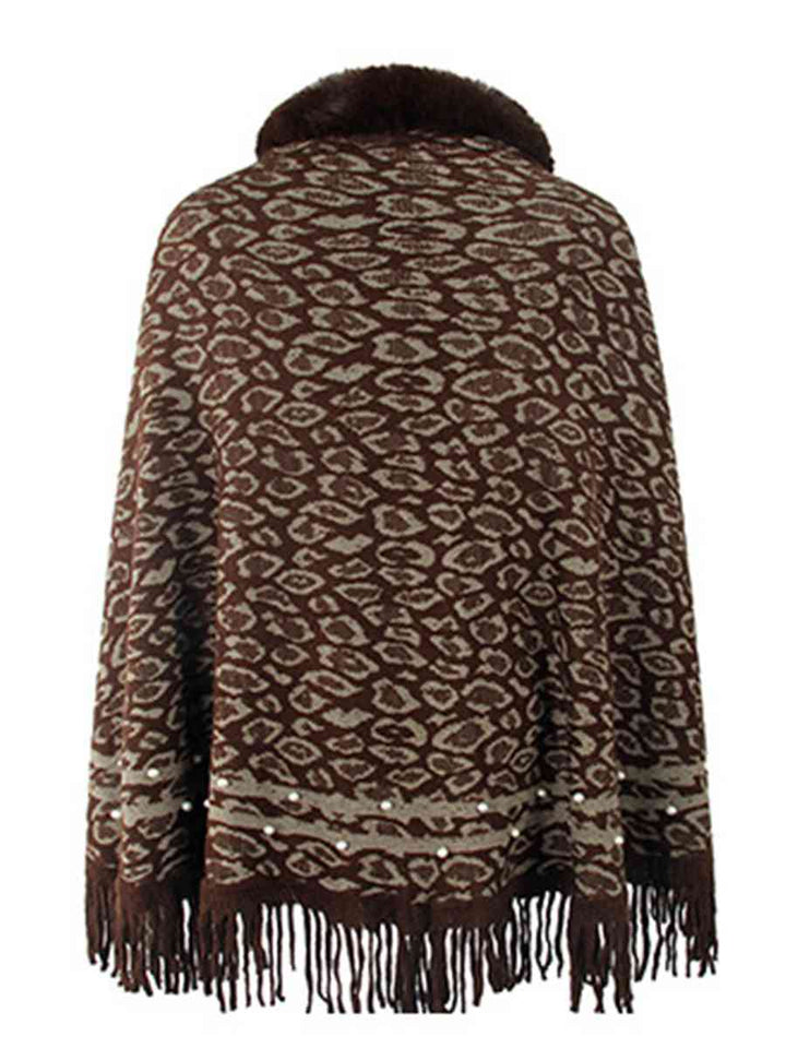 Stilla | Fringed Hem Poncho