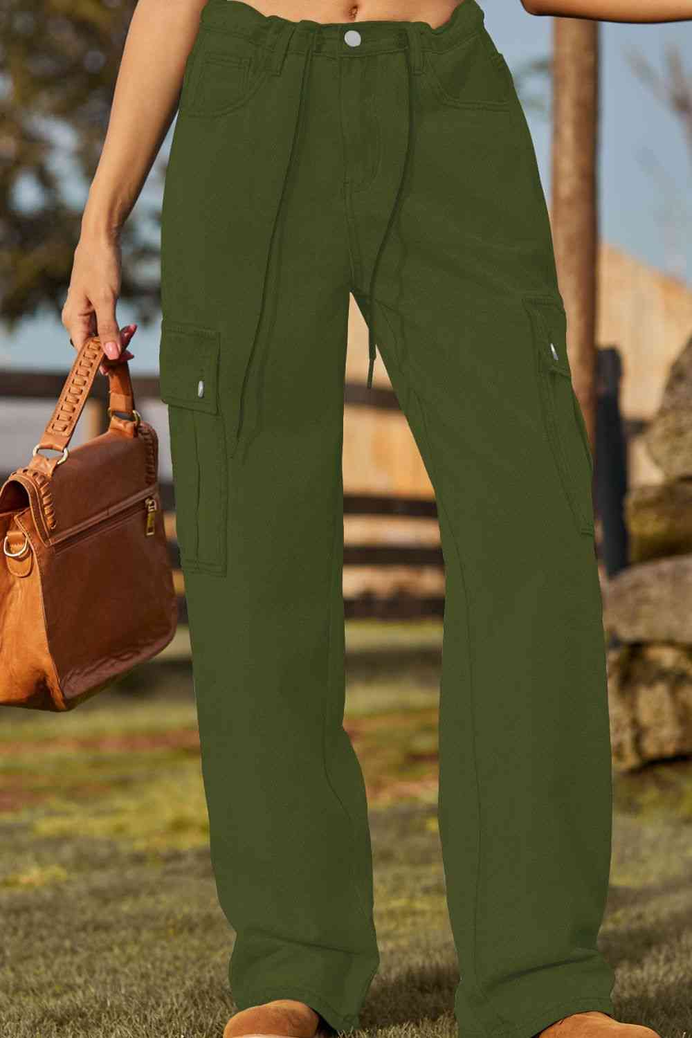Stilla | Fit Snørejeans Med Lomme