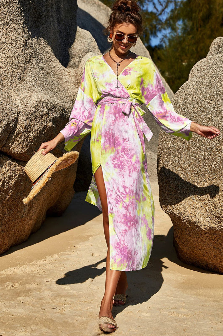 Stilla | Dye Wrap Maxi Kjole