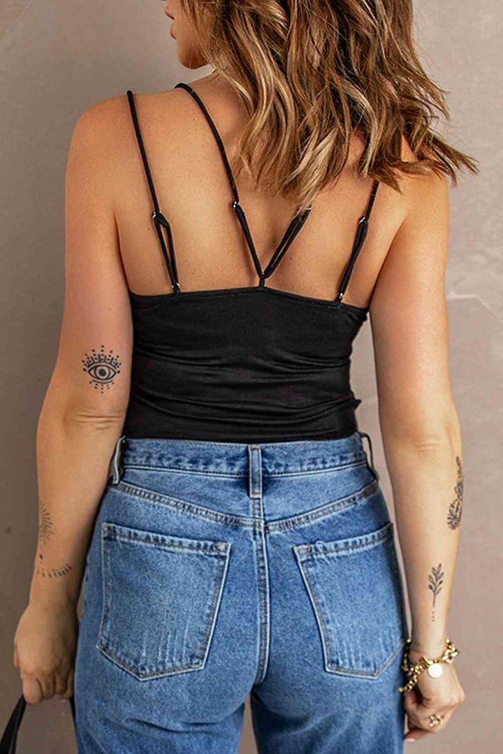 Stilla | Dobbelt Spaghetti Rem Cami Top