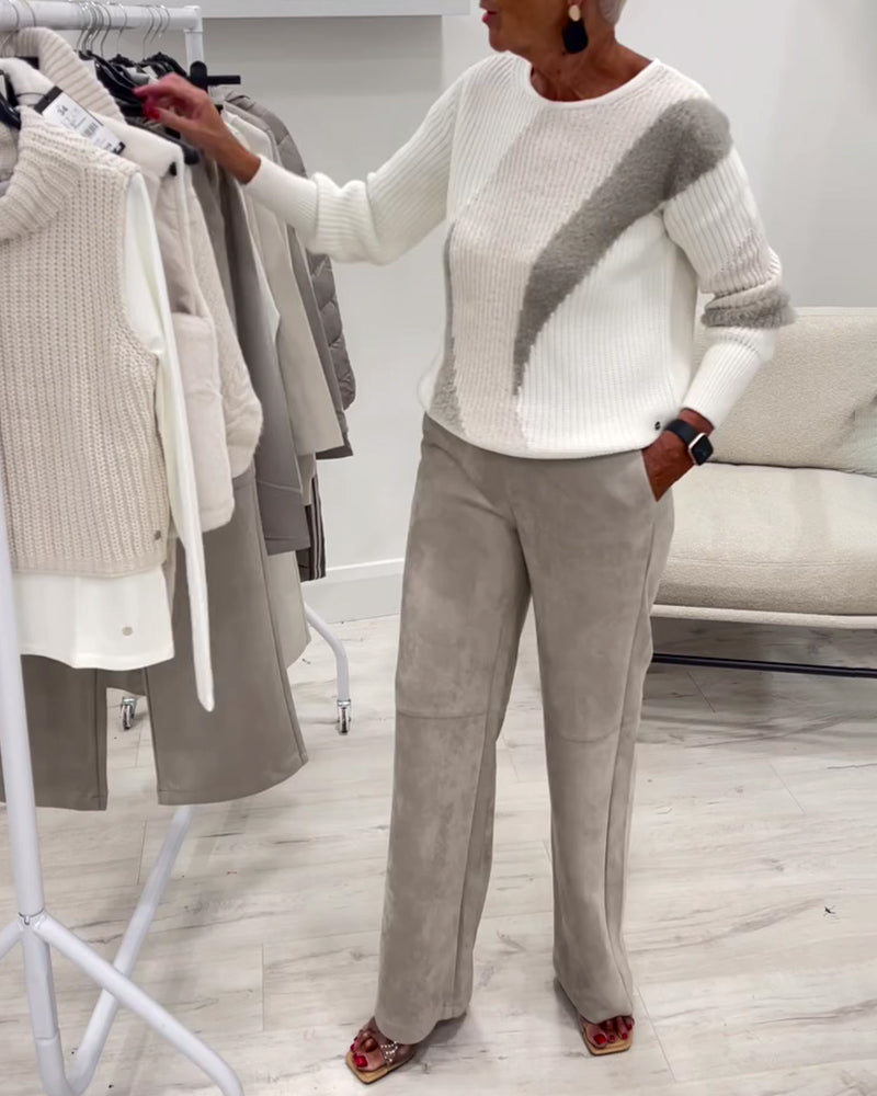 Stilla | Crew Neck Behagelig Løs