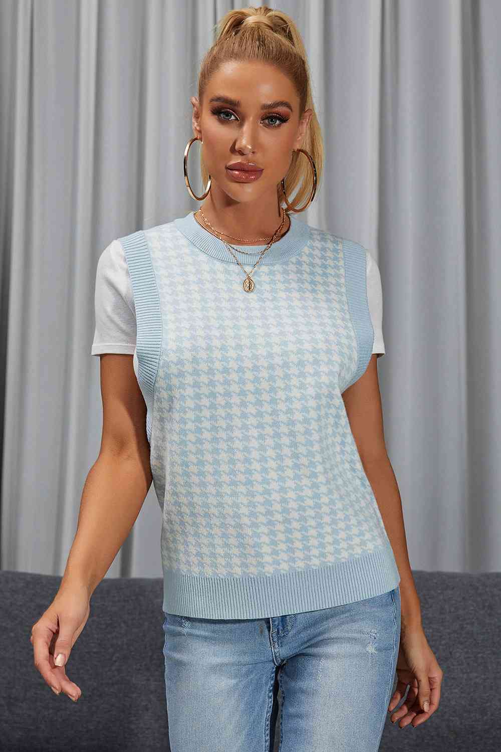 Stilla | Rund Hals Sweatervest