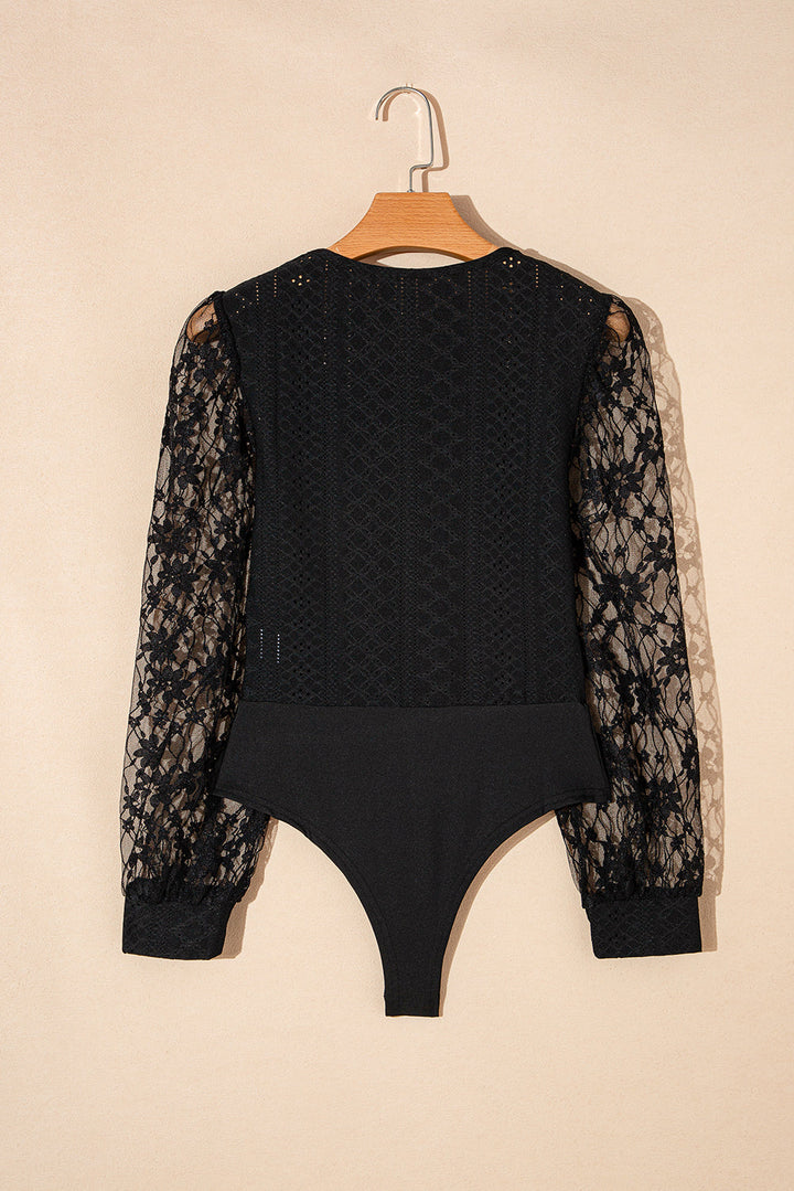 Stilla | Spids-langærmet-bodysuit