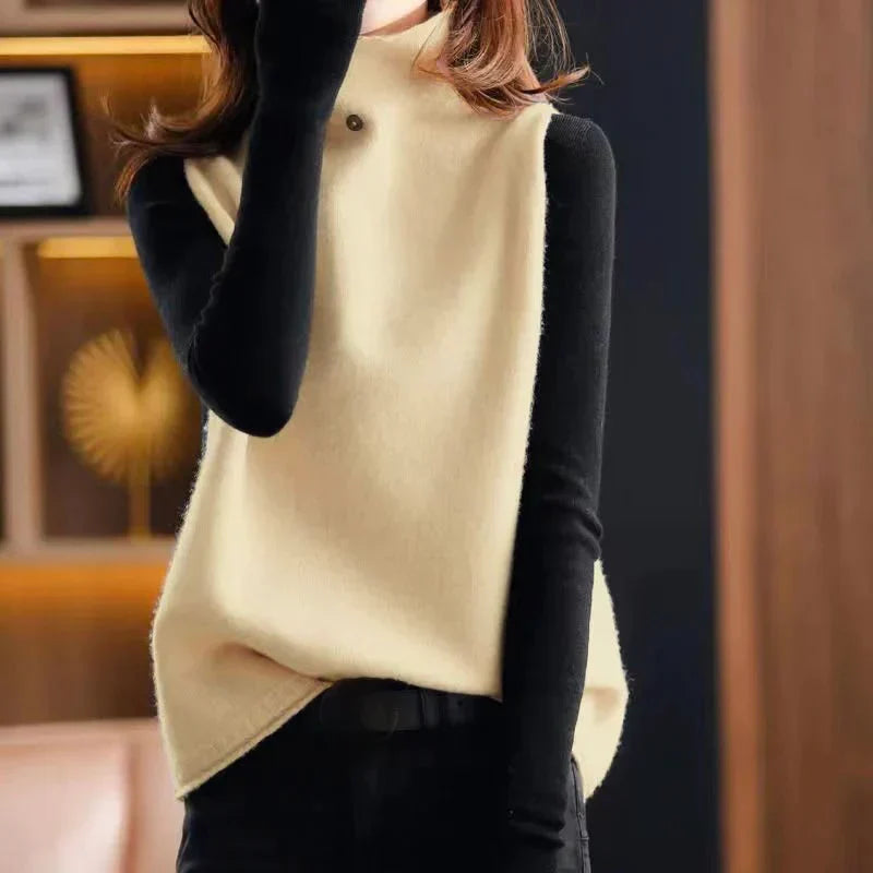 Stilla | Stilig rullekrave vest