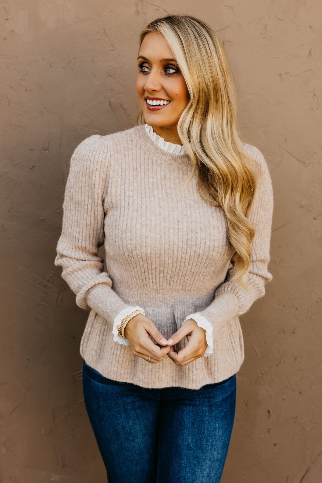 Stilla | Rynket skørt pullover