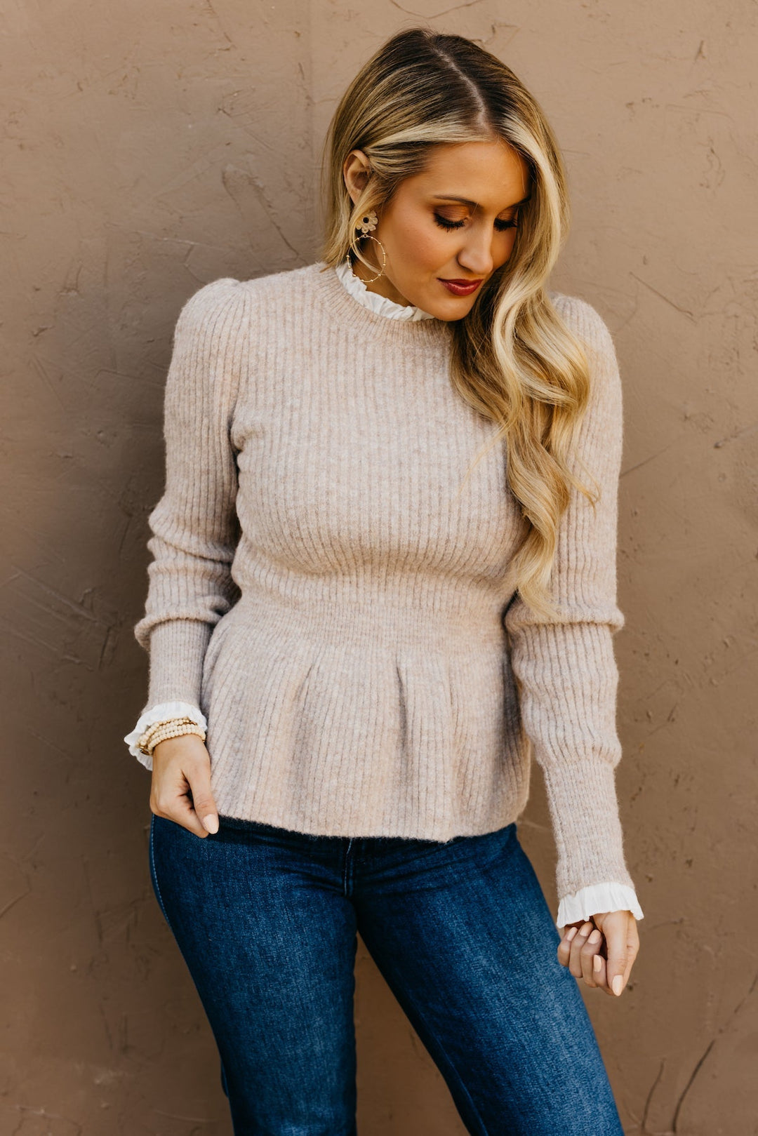 Stilla | Rynket skørt pullover