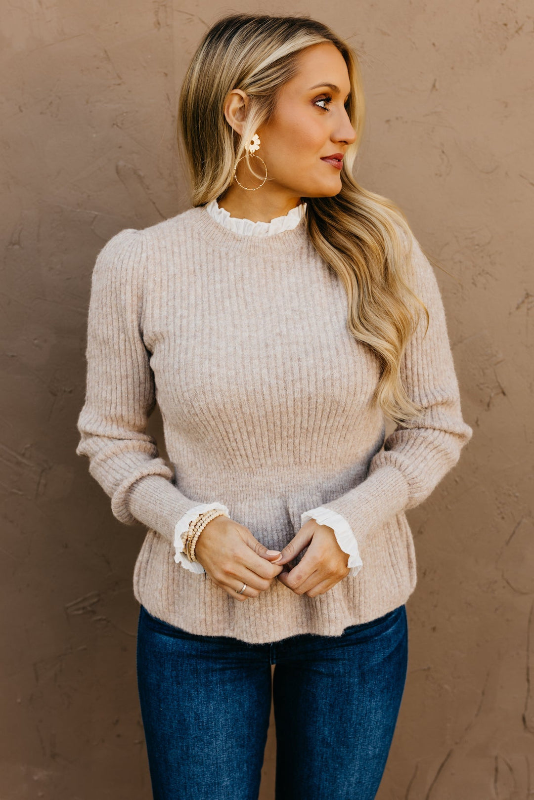 Stilla | Rynket skørt pullover