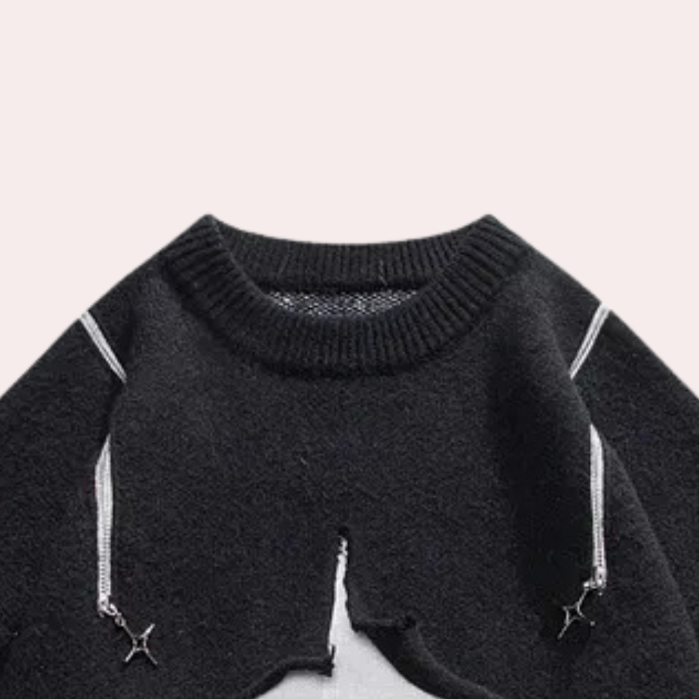 Stilla | Løs Rundhals Sweater til Mænd