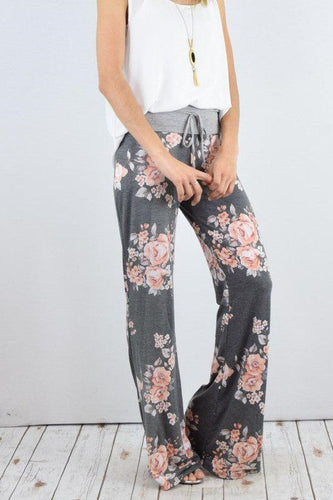 Stilla | Floral Bred Benet Bukser