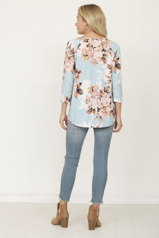 Stilla | Floral Bottom Knot Tunika