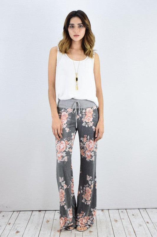 Stilla | Floral Bred Benet Bukser