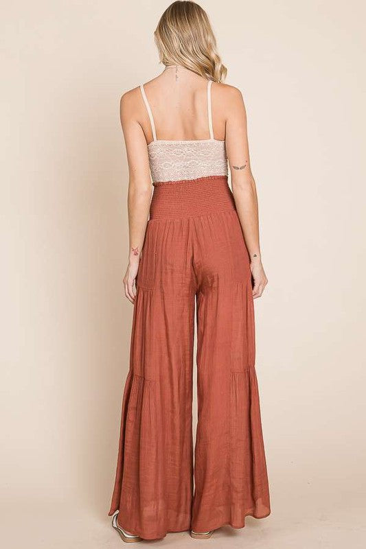 Stilla | Front Rynket Talje Bag Bukser