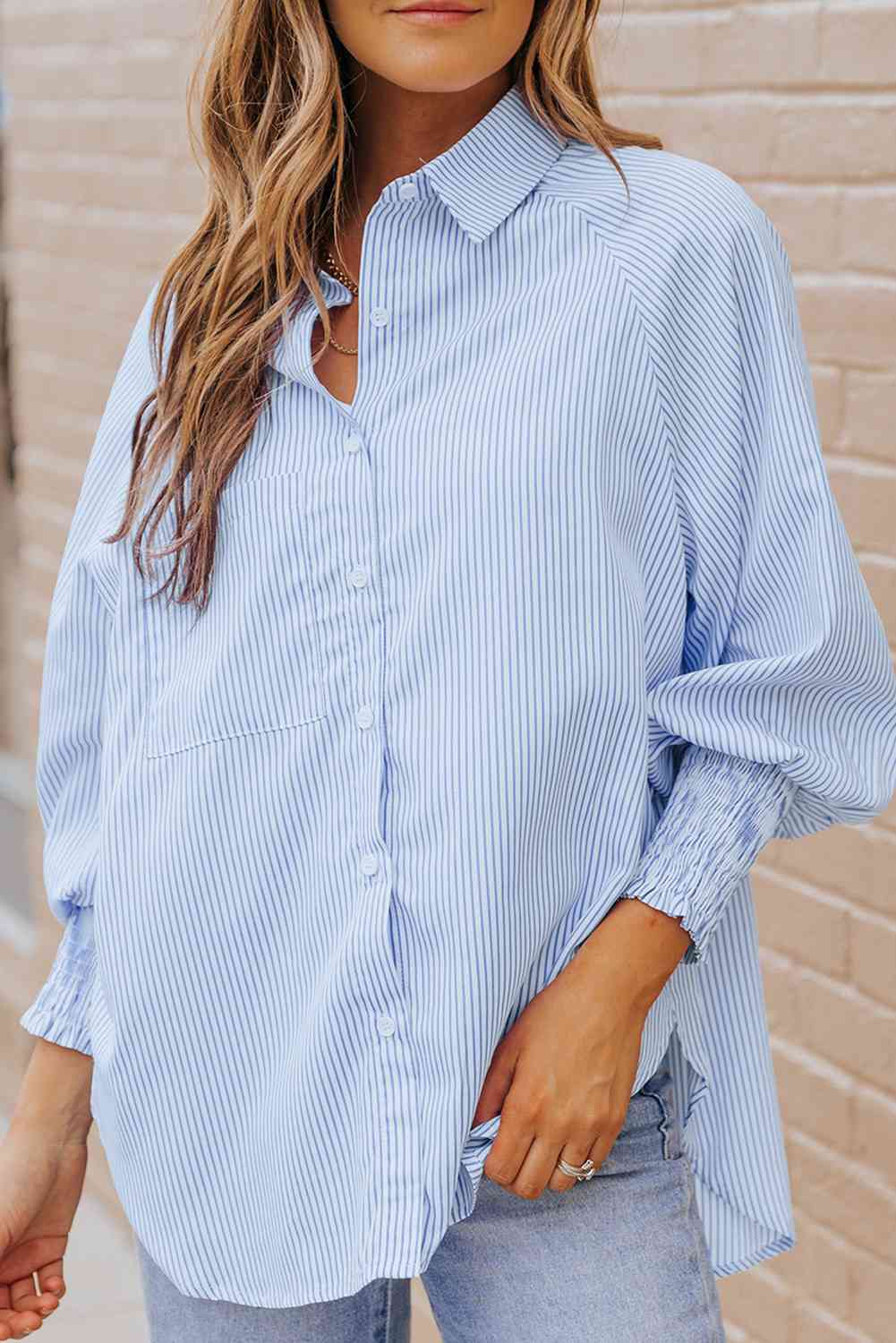 Stilla | Lantern Sleeve Krave Skjorte