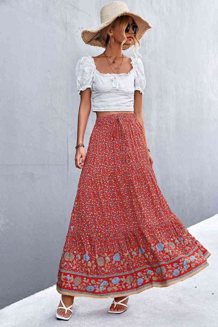 Stilla | Tie Maxi Skirt