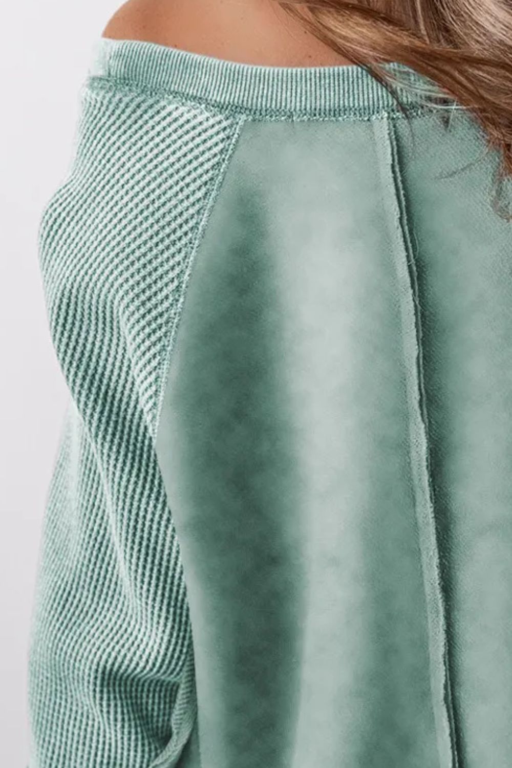 Stilla | Sweatshirt med lange ærmer og synlige sømme