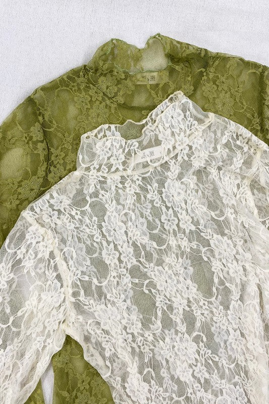 Stilla | Print Blonde Lange Ærmer Top