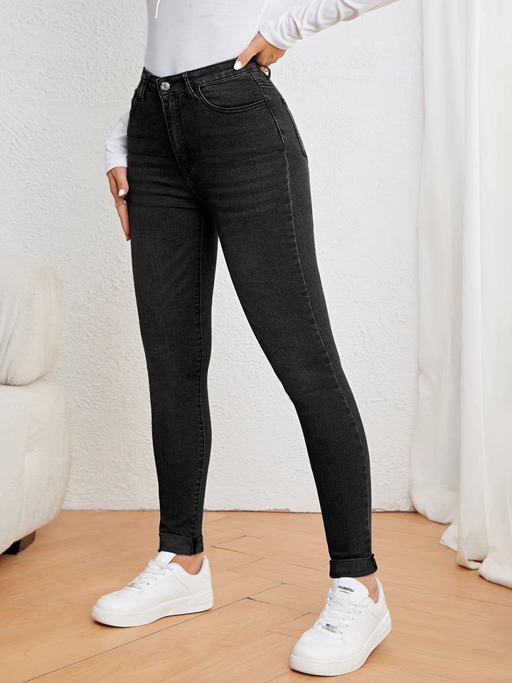 Stilla | Slim Fit Høj Talje Jeans Dame