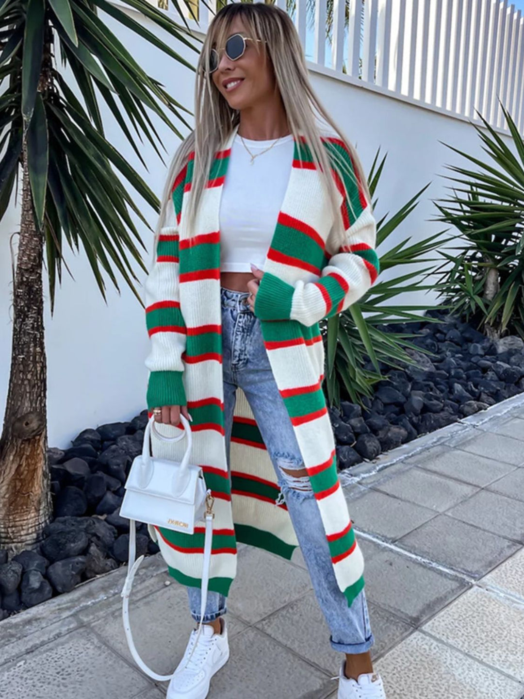 Stilla | Åben Front Langline Cardigan