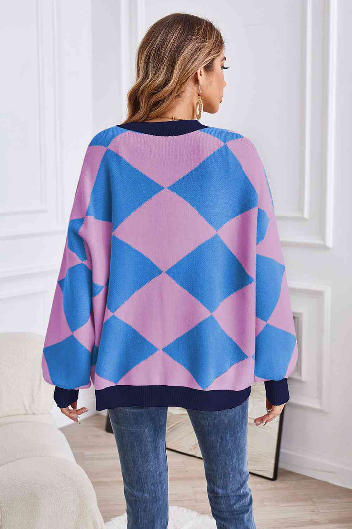 Stilla | Lantern Ærme Cardigan Med Lommer
