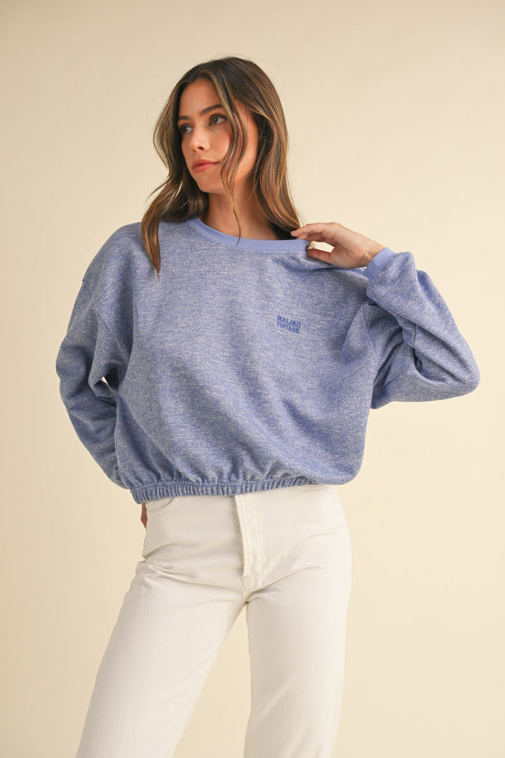 Stilla | Sweatshirt Rundhals Mable Med Besticket Bogstav