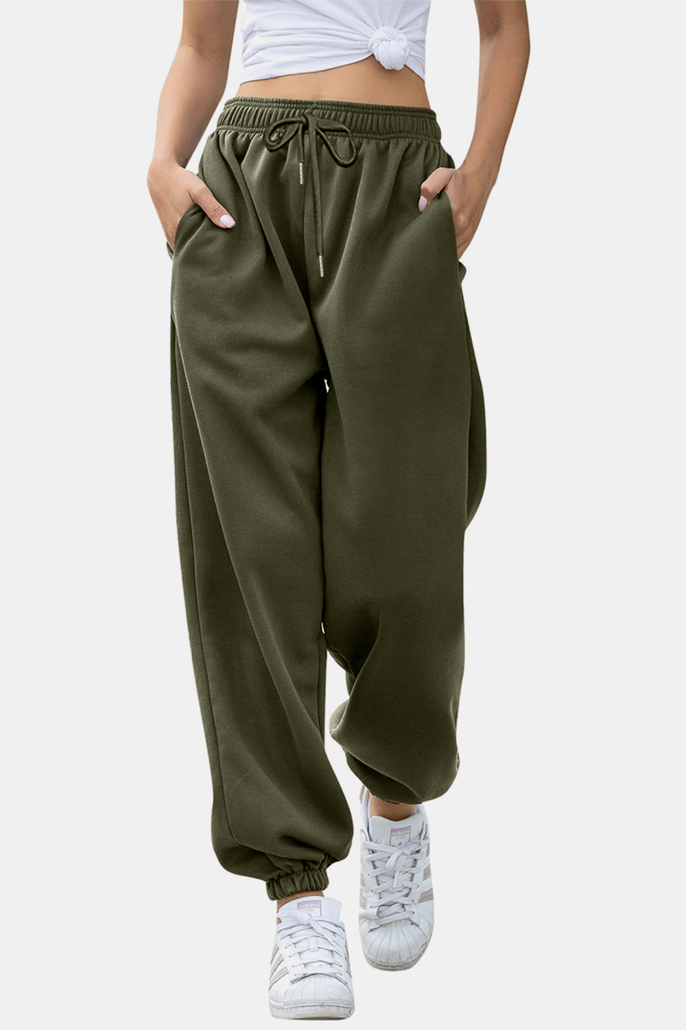 Stilla | Joggebukser med elastisk liv og lommer