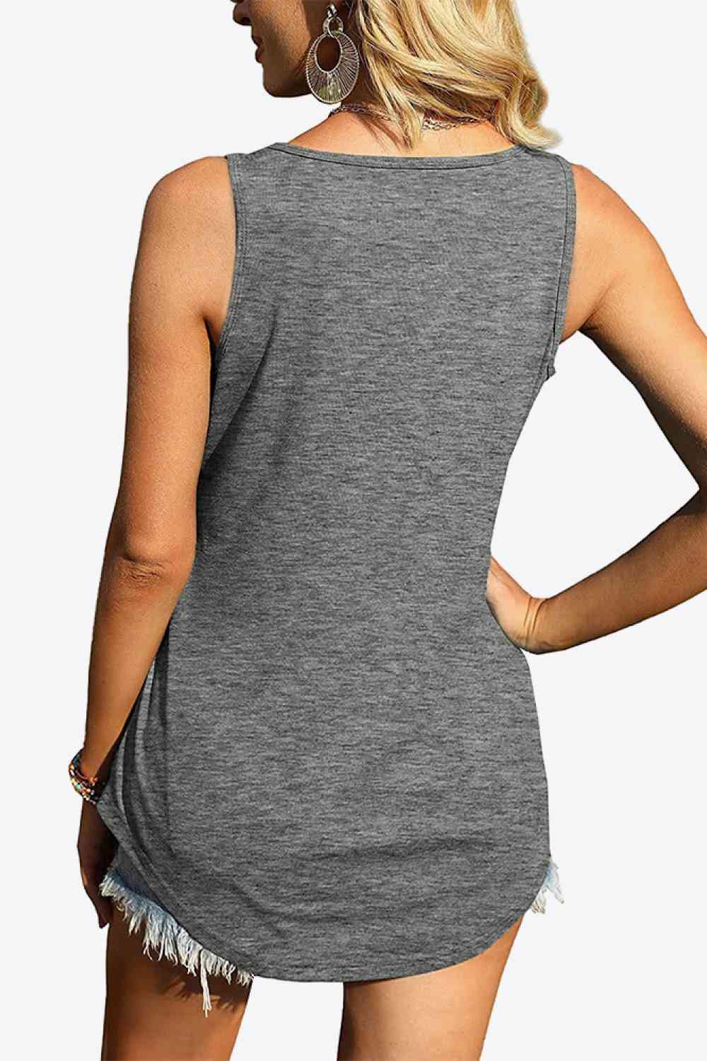 Stilla | Hem Square Neck Tank