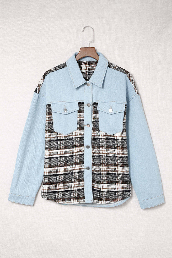 Stilla | Pocketed Button Up Denim Jakke