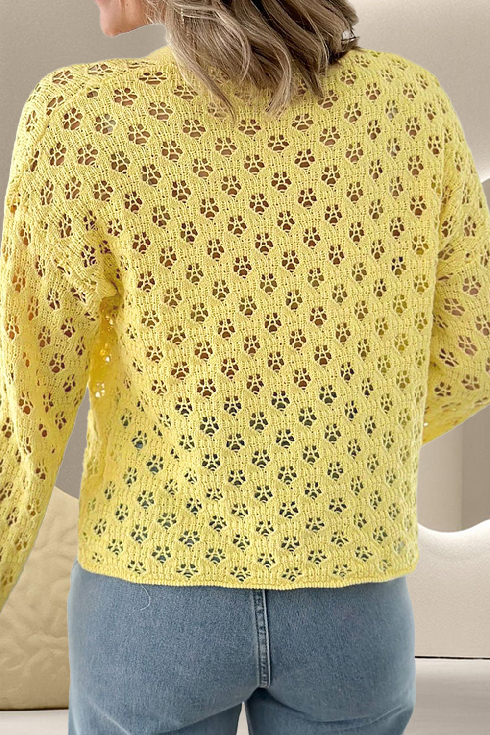 Stilla | V-hals langærmet cardigan