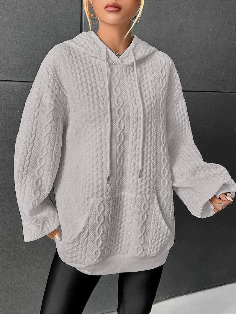 Stilla | Oversized-hoodie med hætte og snøre