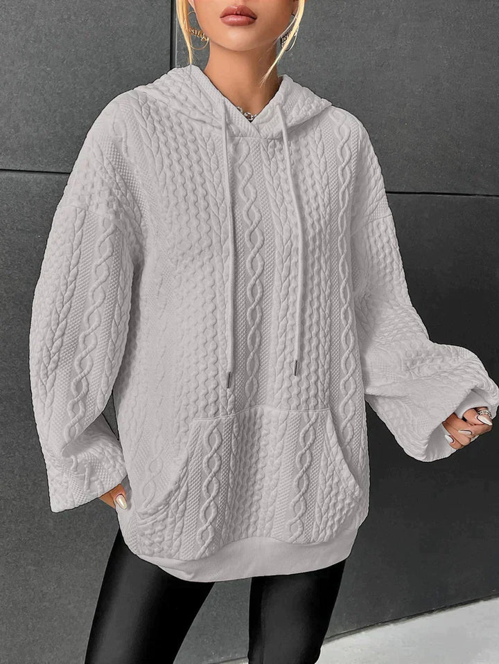 Stilla | Oversized-hoodie med hætte og snøre