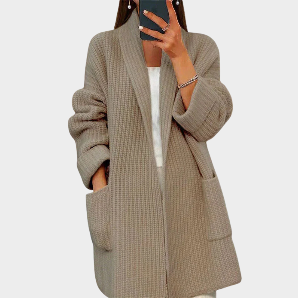 Stilla | Cozy Strikket Uld Cardigan Sweater
