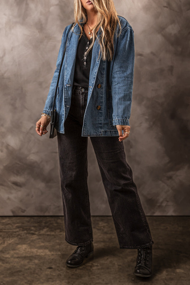 Stilla | Langærmet Denimjakke