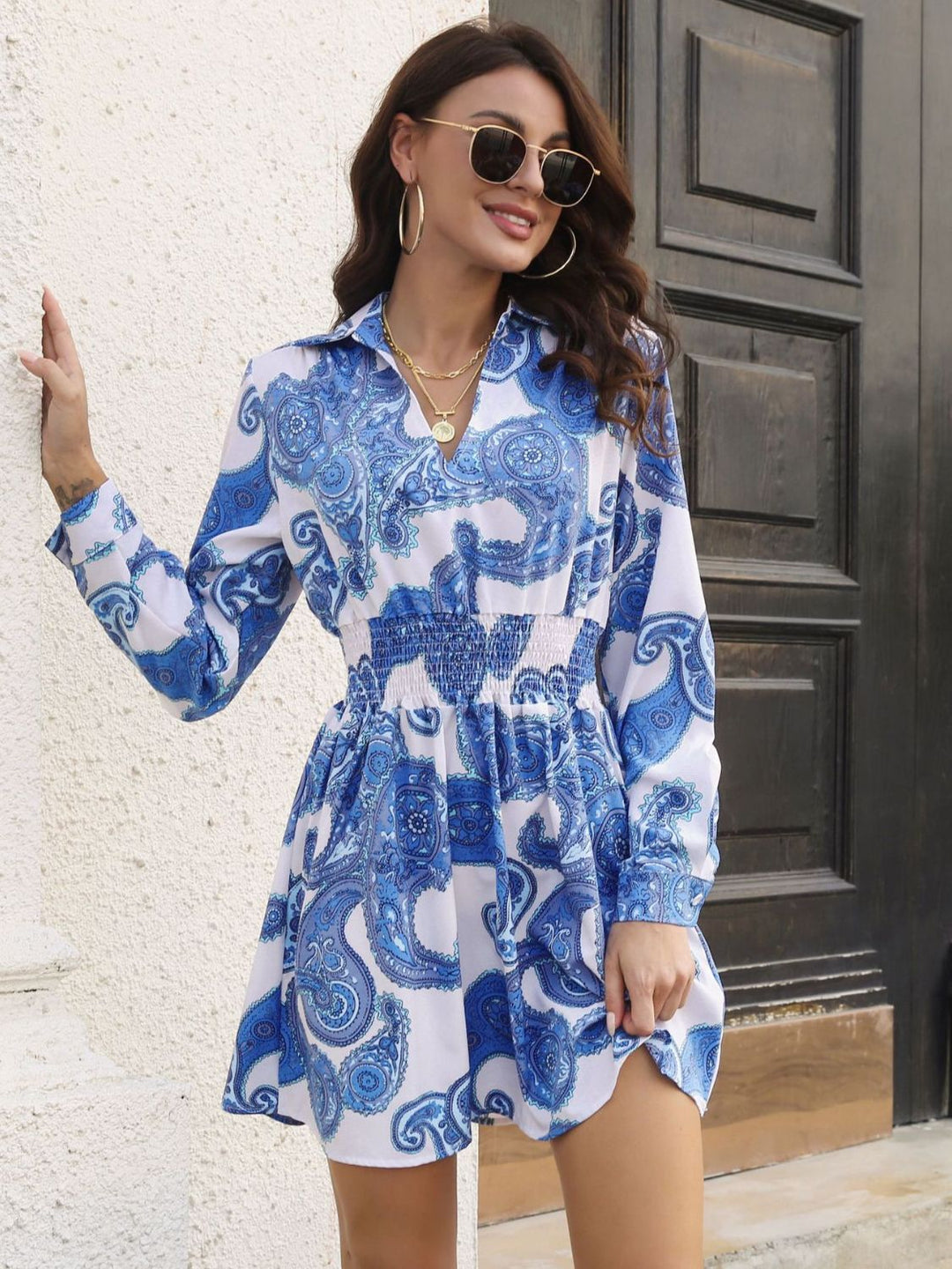 Stilla | Print Johnny Krave Smocked Kjole