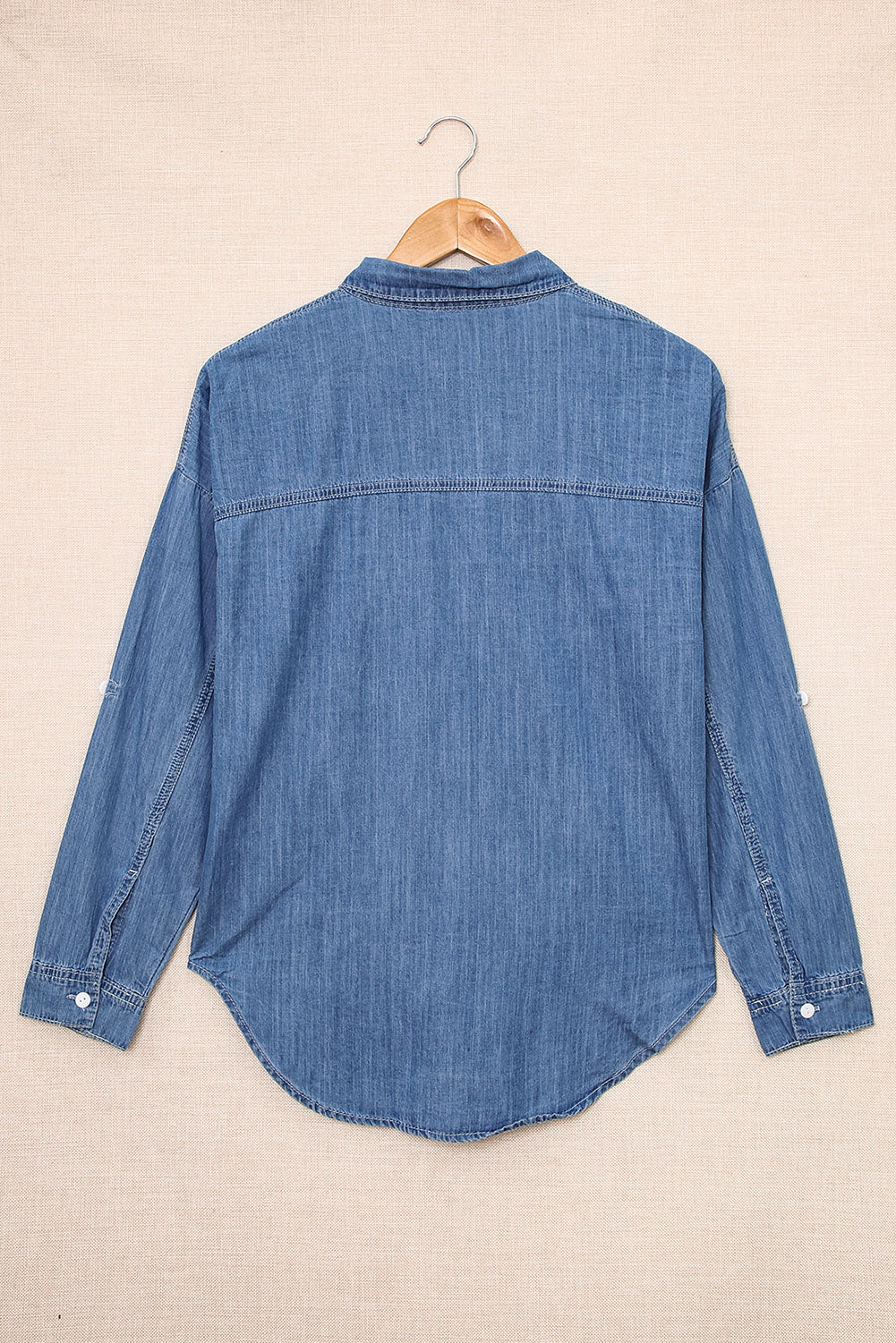 Stilla | Knap-op Krave Denim Top