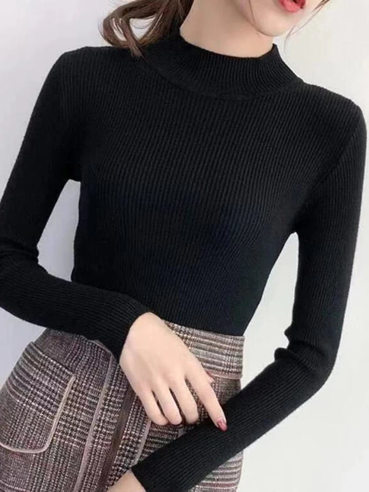 Stilla | Cozy Ribbet Uld Sweater til Kvinder