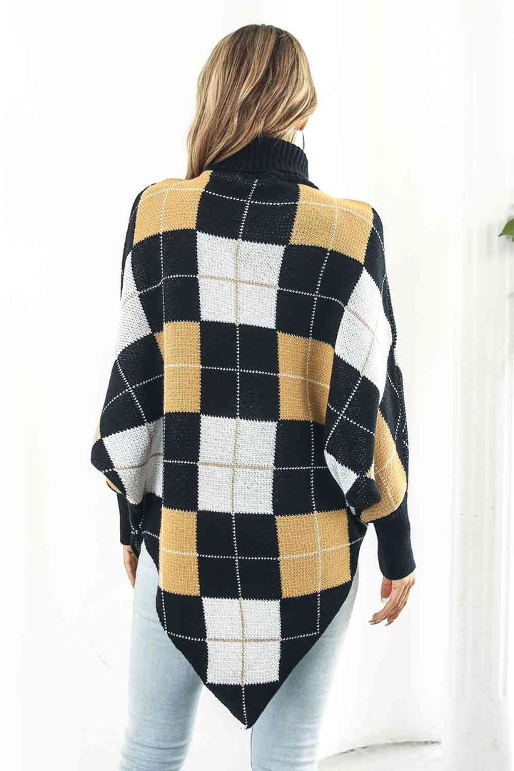 Stilla | Turtleneck Dolman Sleeve Poncho