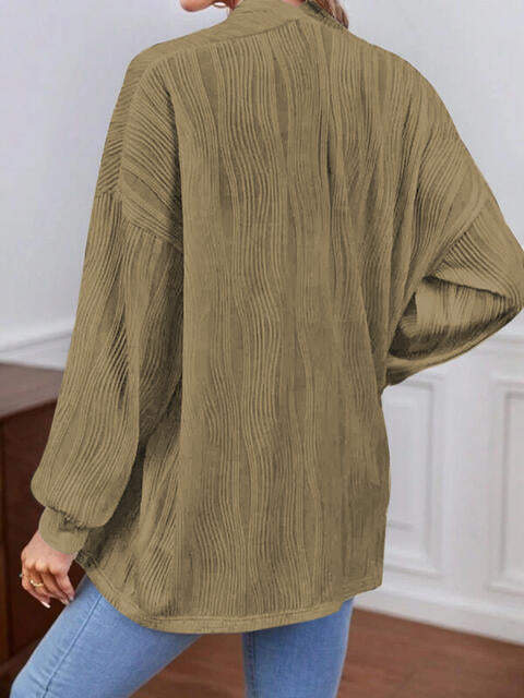 Stilla | Front Lantern Sleeve Cardigan