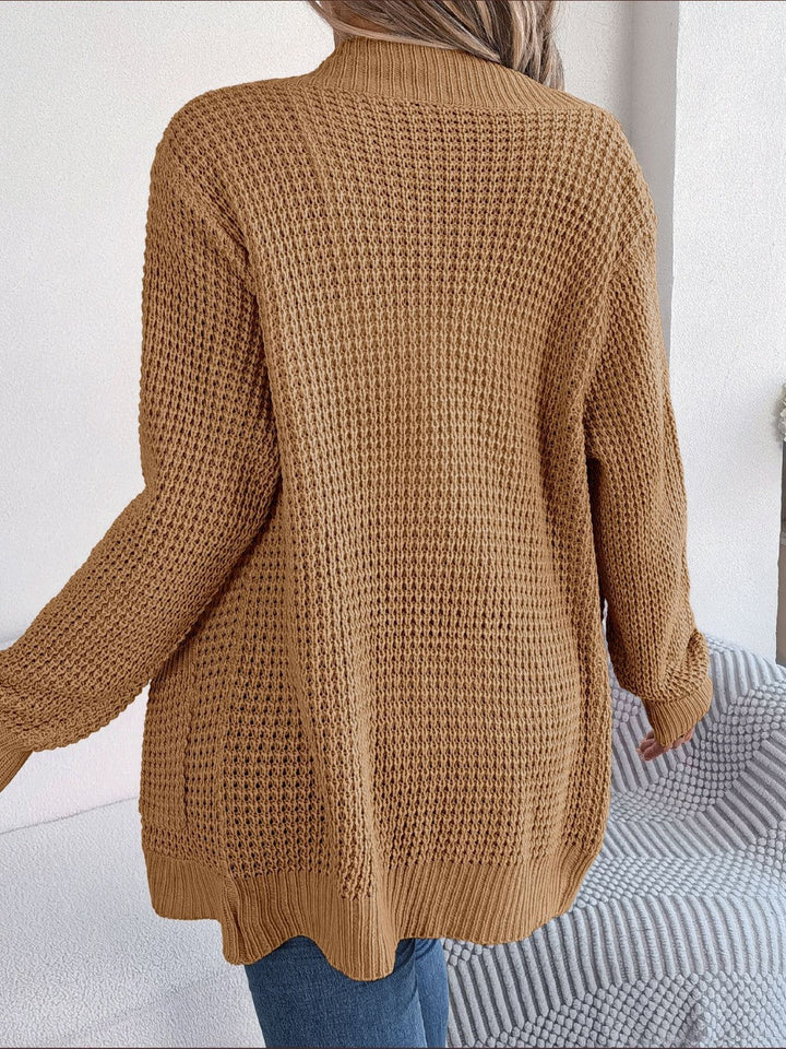 Stilla | Front langærmet cardigan med lommer