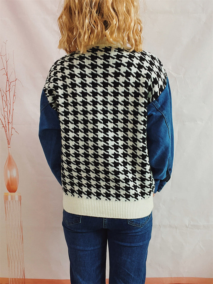 Stilla | Denim Ærme Sweatshirt