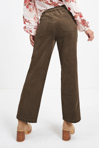 Stilla | Elastisk Talje Lige Bukser
