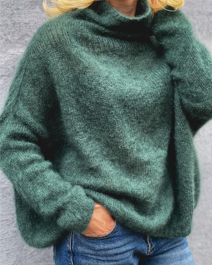 Stilla | Høj Hals Farve Sweater