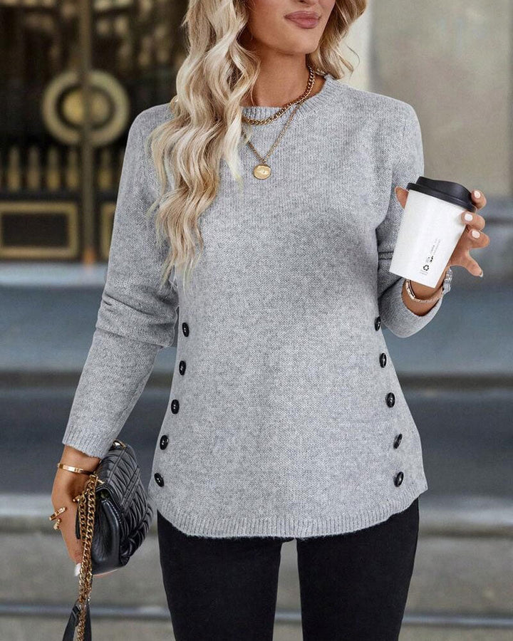 Stilla | Bluse med knaplister